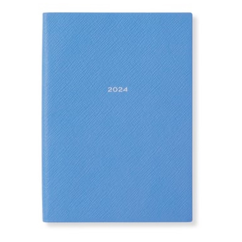 Smythson 2024 Leather Planner Diary - Weekly View, Soho, Panama